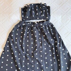 The Occasion by Old Navy High-Waisted Taffeta Midi Skirt &  Taffeta Cropped Tank